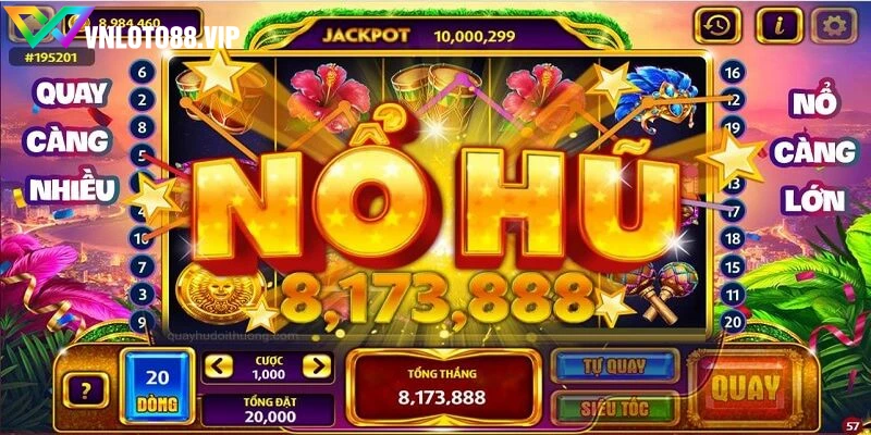 Cách chơi game nổ hũ VNLOTO chi tiết cho tân thủ